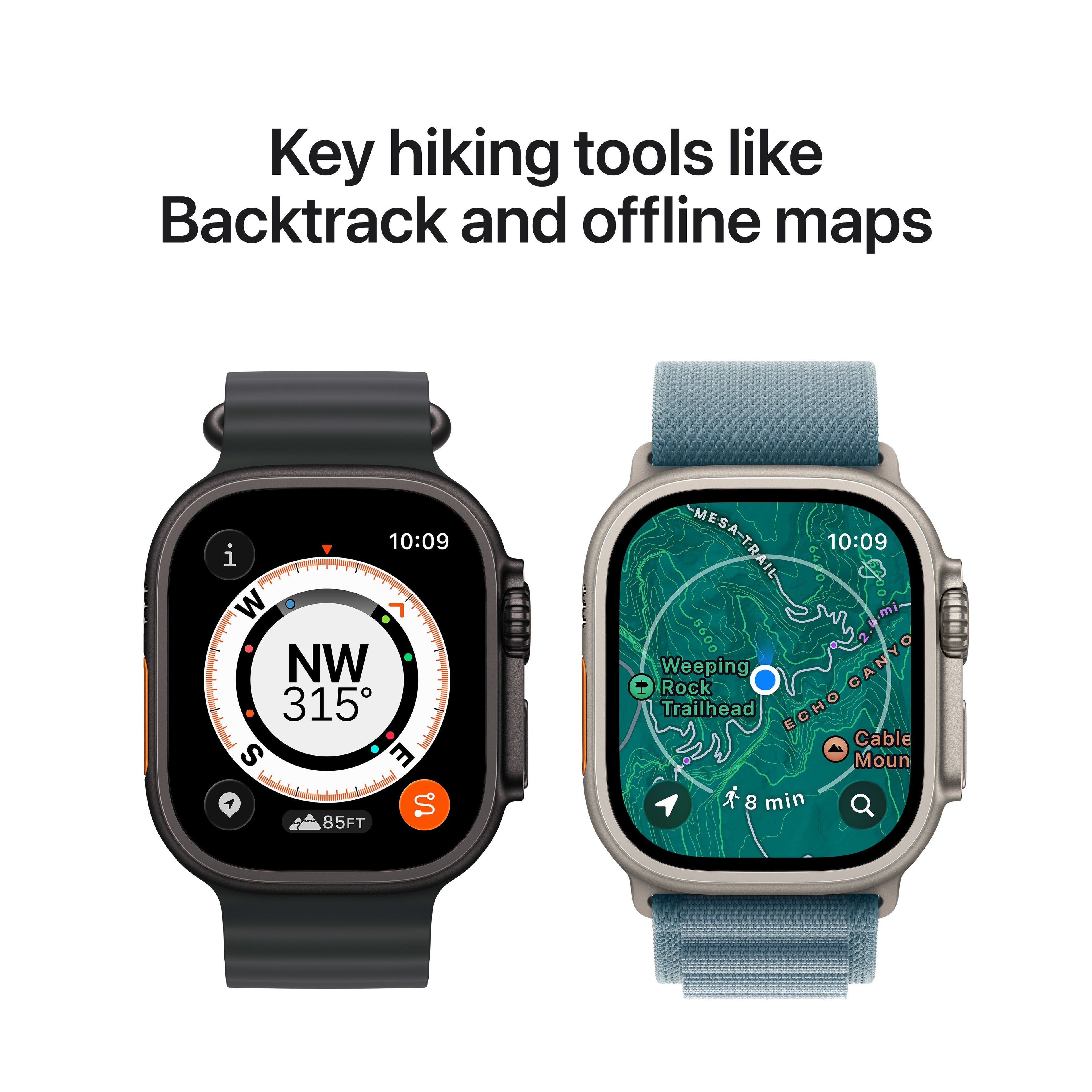 Apple Watch Ultra 3 | Bleu Clair | Bracelet Alpine