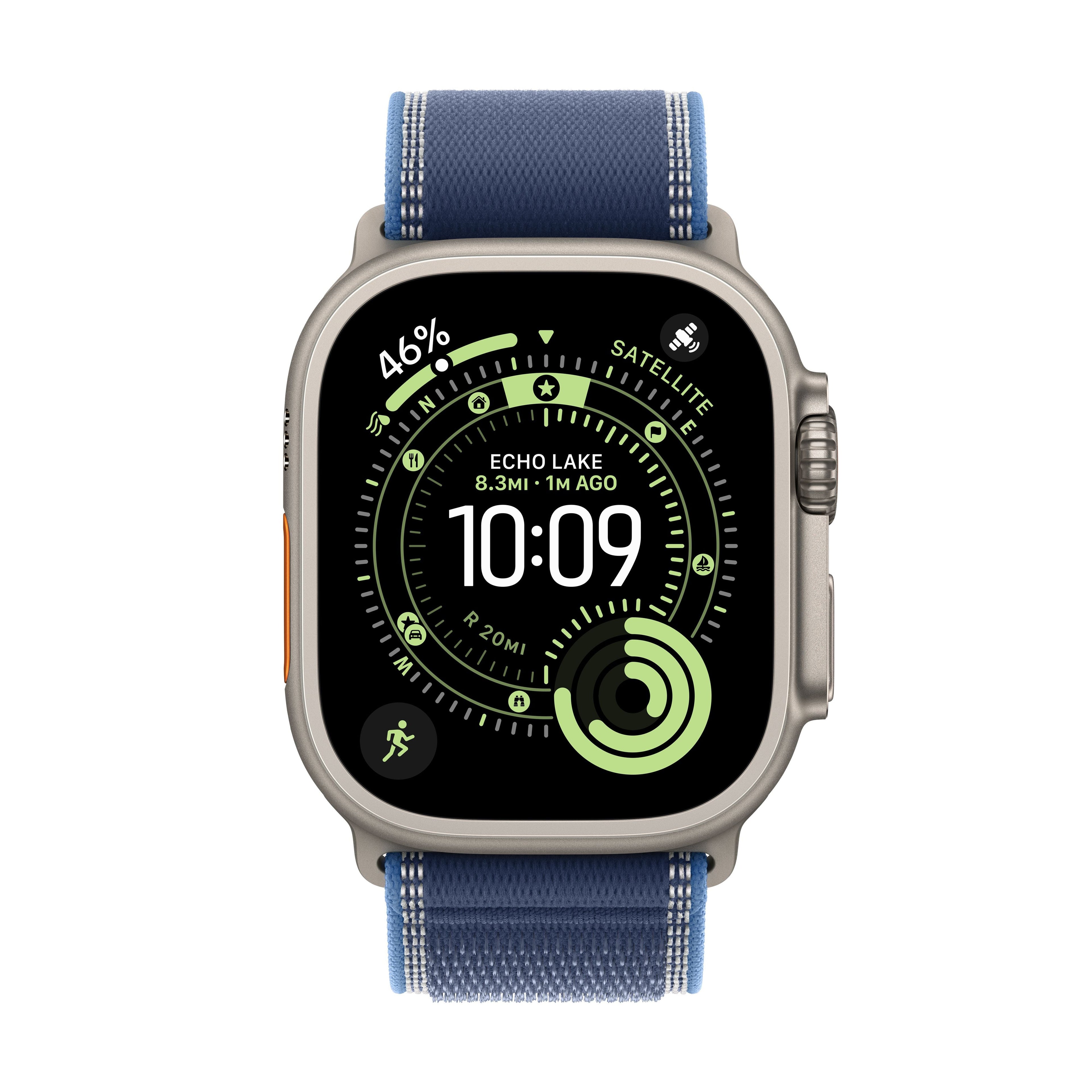 Apple Watch Ultra 3 | Bleu Clair | Bracelet Alpine