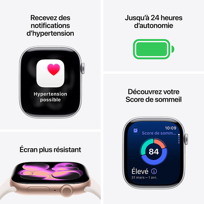 Apple Watch Series 11 - Aluminium | Rose | Bracelet Sport Rose