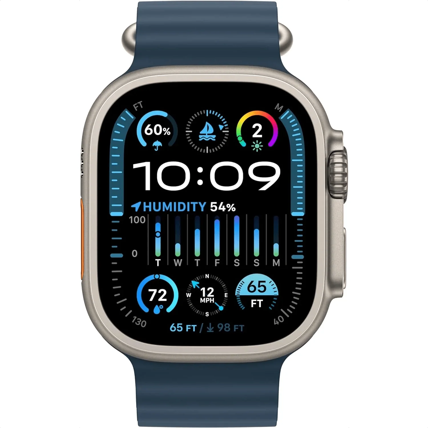 Apple Watch Ultra 2 - Titanium | Océan Bleu